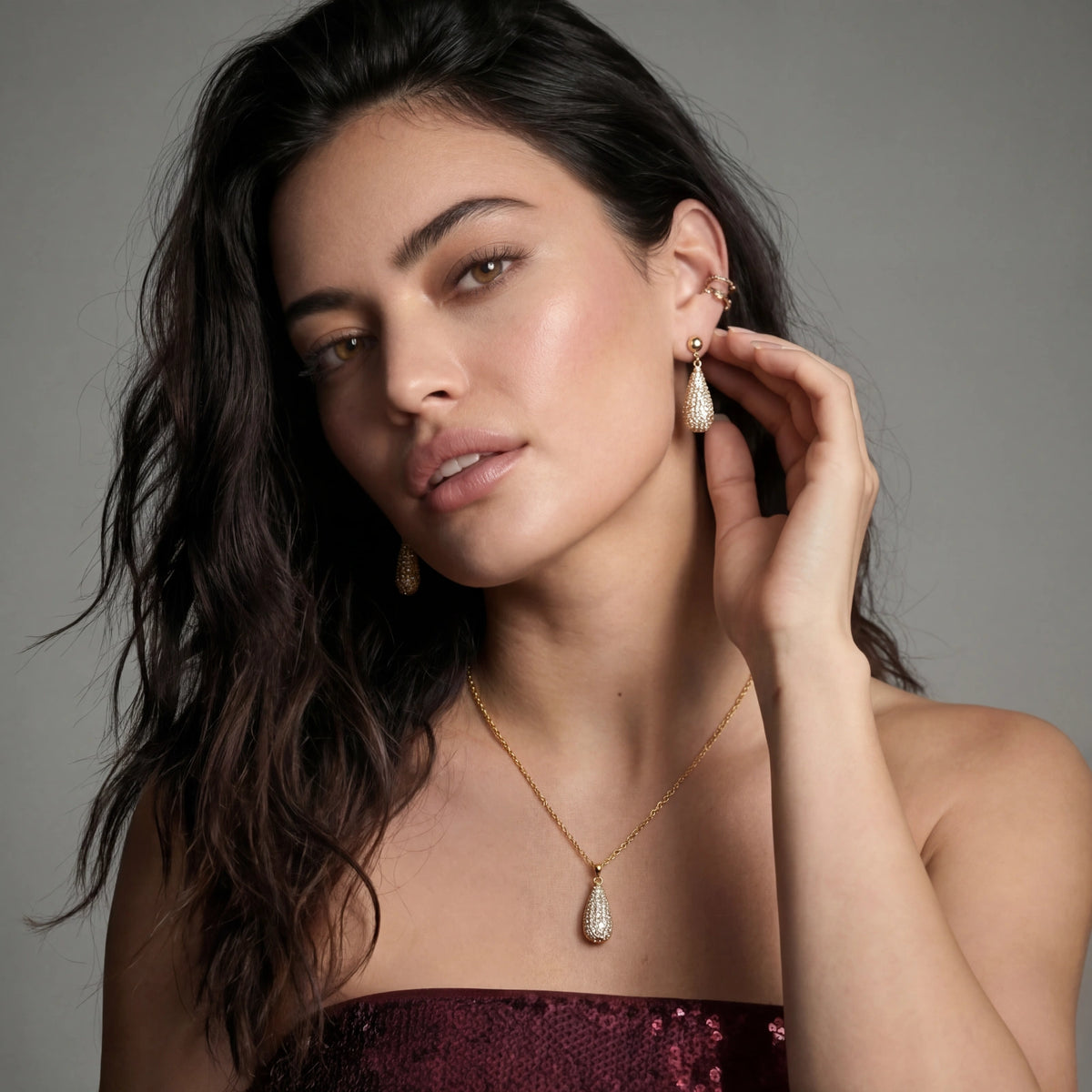 Golden Luxe Crystal Set